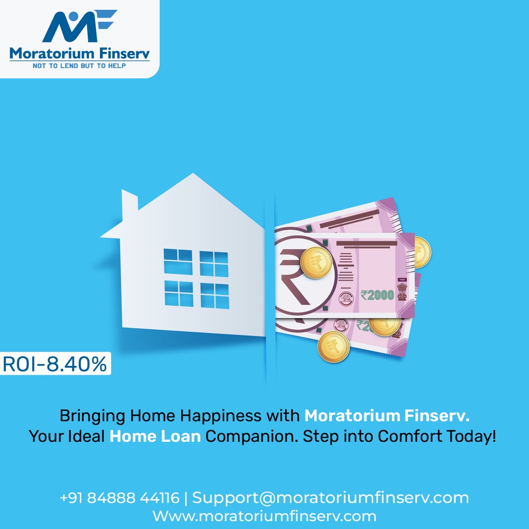Bringing Home Happiness with Moratorium Finserv. Your Ideal Home Loan Companion. Step into Comfort Today! 

#MoratoriumFinserv #IdealHomeLoan #HomeLoanCompanion #StepIntoComfort #HomeownershipJoy #DreamHomeFinancing #ComfortableLiving #HassleFreeHomeLoan #HappyHomeJourney