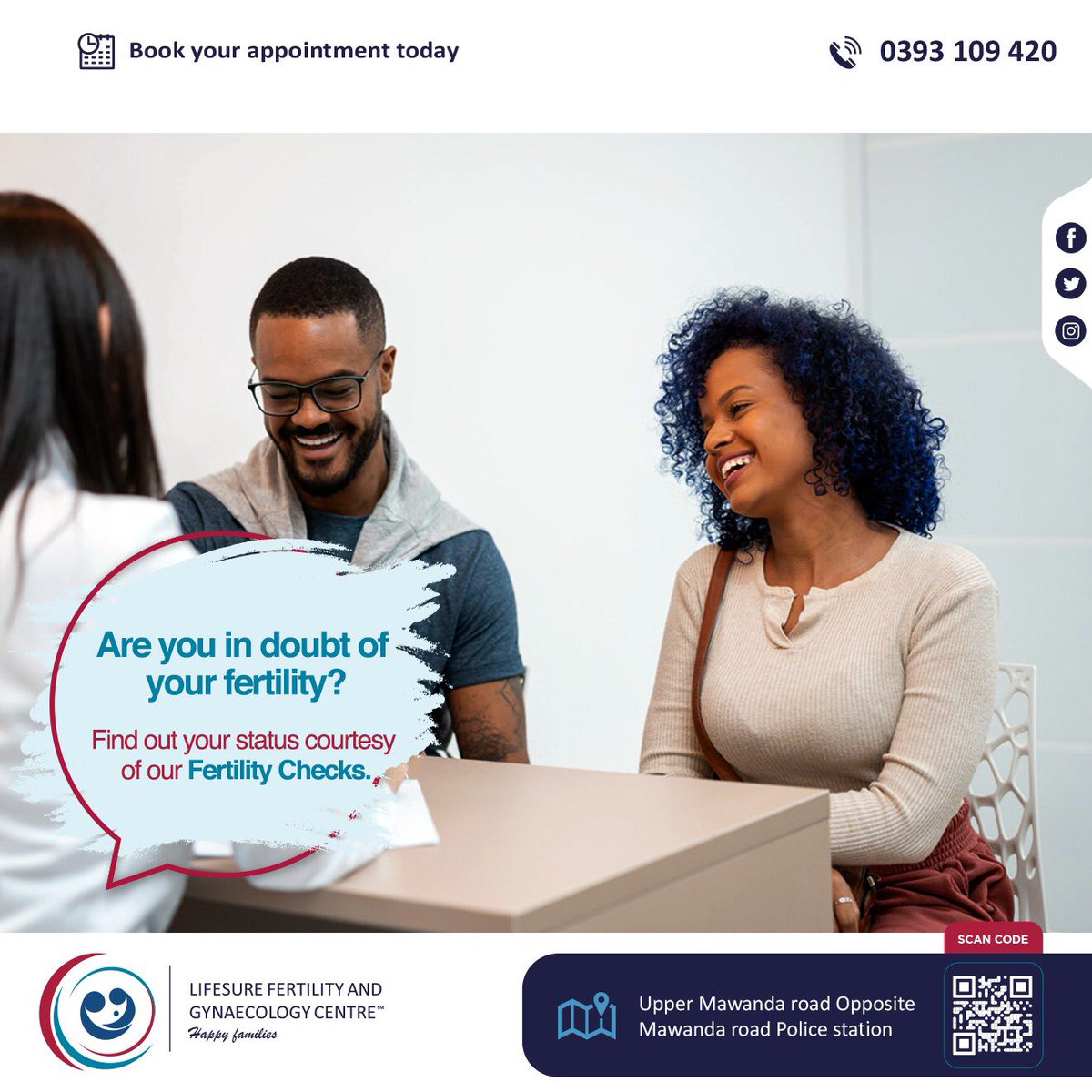 LifesureC's tweet image. Clear out the doubt about your fertility with our Fertility Checks today.

Proactive fertility testing provides information about your reproductive health and reproductive timeline.

Contact us today: 0393 109 420

#HappyFamilies #FertilityTests #FertilityTesting #Conception