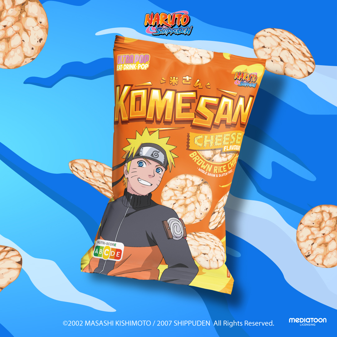 ultrapop_'s tweet photo. 🍚Say hello to KOMESAN Rice Chips!🧀

🎌Originating from Japanese roots, "Kome" meaning Rice and "San" meaning Mister, our snacks will transport you to the world of Naruto's Cheese love! 🧀 Get your Naruto Komesan Rice Chips now and savour Naruto's culinary passion! #Komesan https://t.co/kNJtUSt06t