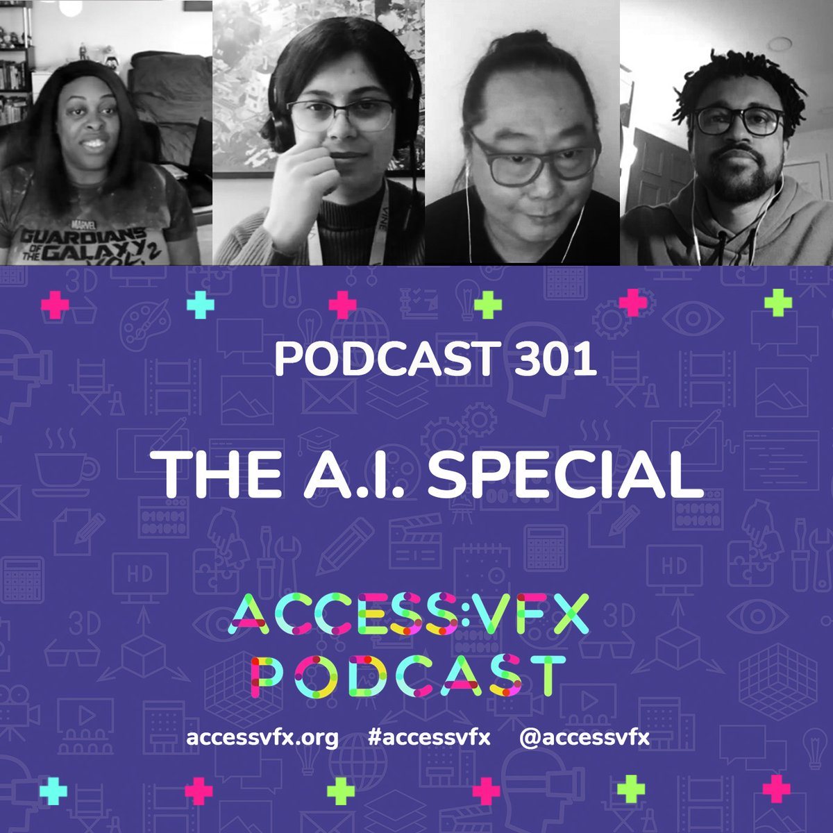 Have you checked out the new season of the @accessvfx podcast with @nerdette3point2 and a stellar industry panel discussing all things #artificialIntelligence yet? 🤖 Spotify: open.spotify.com/episode/01OZcb… Apple: podcasts.apple.com/us/podcast/301… Soundcloud: soundcloud.com/accessvfx/301-… #accessvfx