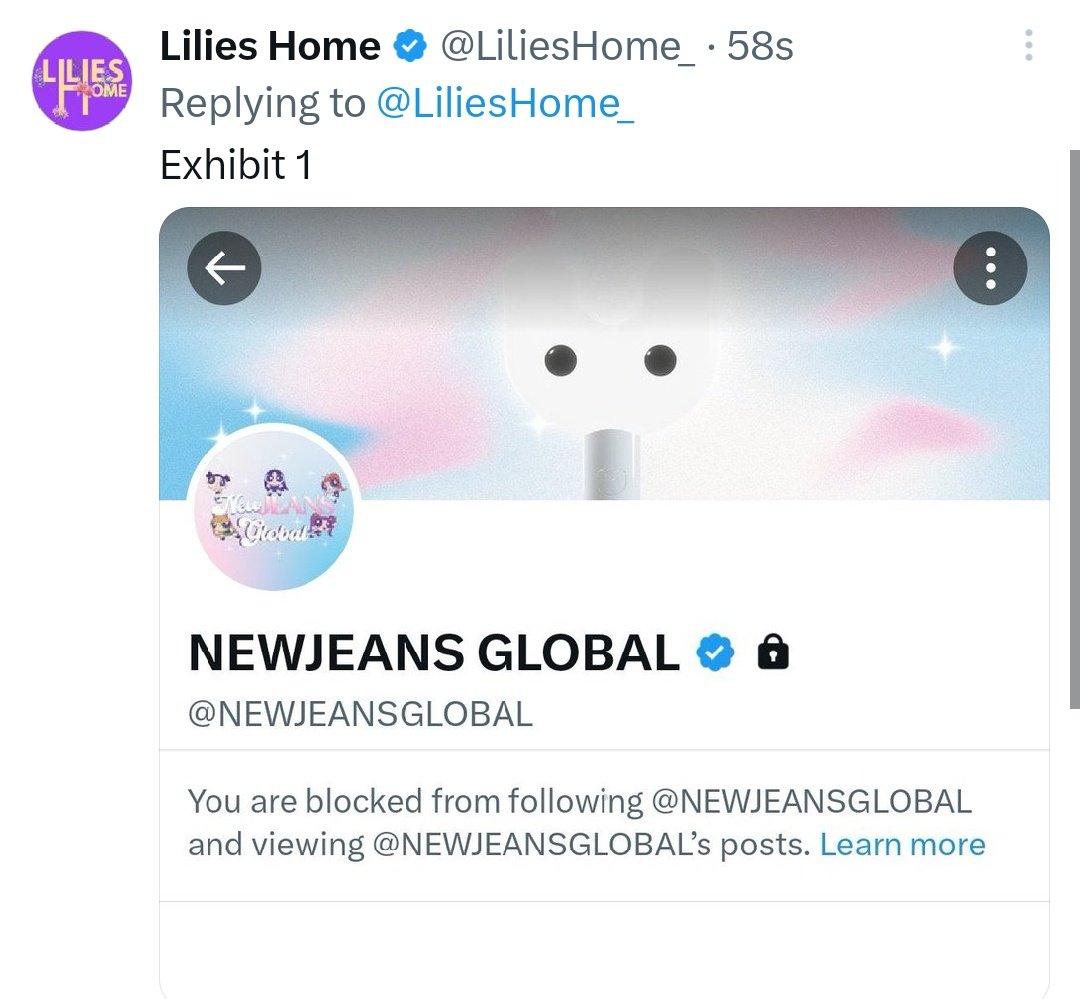 ตอนแรกบอก เราบล็อคบ้านเบสลิซ่า(ที่ออกมาขอหลักฐานการโดนแฮก) เพราะได้รับคำขู่ฆ่าถึงเราและศิลปิน

สักพัก บอกเอ่อ.. บ้านเบสลิซ่าไม่ได้ส่งคำขู่ฆ่ามา พิมพ์ผิดๆ

ผ่านไปอีก 2-3 ชั่วฌมง DM ไปถามบ้านเบสลิซ่า แกเข้าใจผิดป่าวว่าเราบล็อค? จริงๆเราแค่ปิดแอคนะ (บ้านเบสโพสหลักฐานว่าโดนบล็อค)