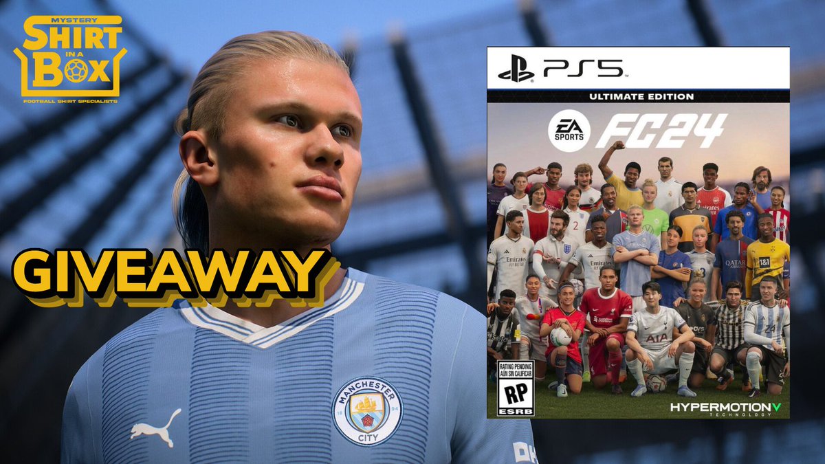 🚨 WHO WANTS A COPY OF #FC24 Ultimate Edition 👀 in your preferred platform 🔥 - Retweet ♻️ - Follow @theshirtinabox Winner will be chosen at the end of the month 🤝 #FC24 #EASPORTSFC #EAFC24