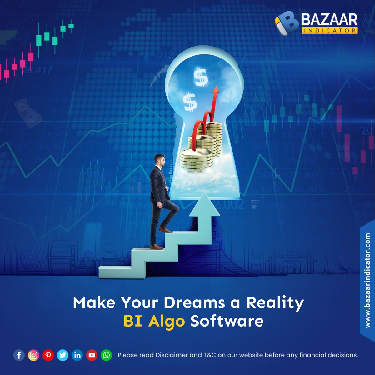 biindicator's tweet image. Make your Dreams a Reality! 
Invest with BI Algo Software! 

#Profits #AlgoSoftware
#AlgoTrading #Stockbroker #Investment #Investor #Trading #finance #daytrader #profit #highreturns #investing #success #BazaarIndicator #Surat #Gujarat #India
