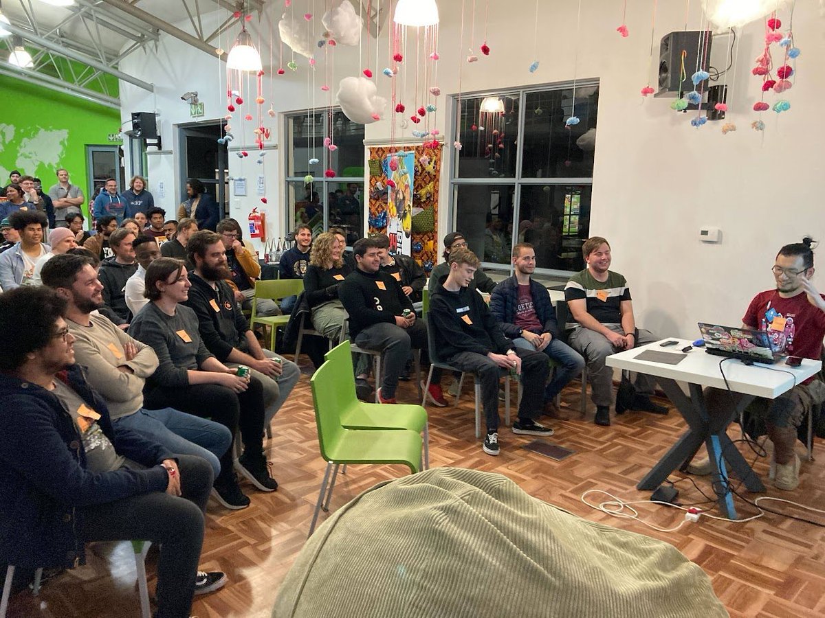 <a href="/goethejoburg/">Goethe-Institut JHB</a> The meetup had a bigger turnout than we *ever* imagined, absolutely grateful for all the help from <a href="/goethejoburg/">Goethe-Institut JHB</a> <a href="/CampusGameJam/">The Campus Game Jam</a> #24bitgames <3

We're gonna keep doing it monthly each second Thursday, next one is 14 Sep, see ya'll there for #joburg #gamedev stuff!