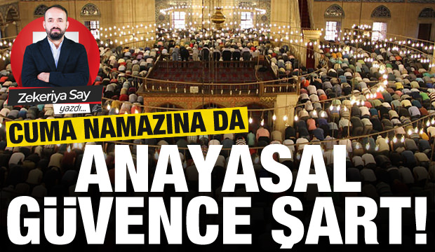 📝 Zekeriya Say (<a href="/Zekeriya_Say/">Zekeriya Say</a>) yazdı: Cuma namazına da Anayasal güvence şart!  

🔗bit.ly/453Qr8G