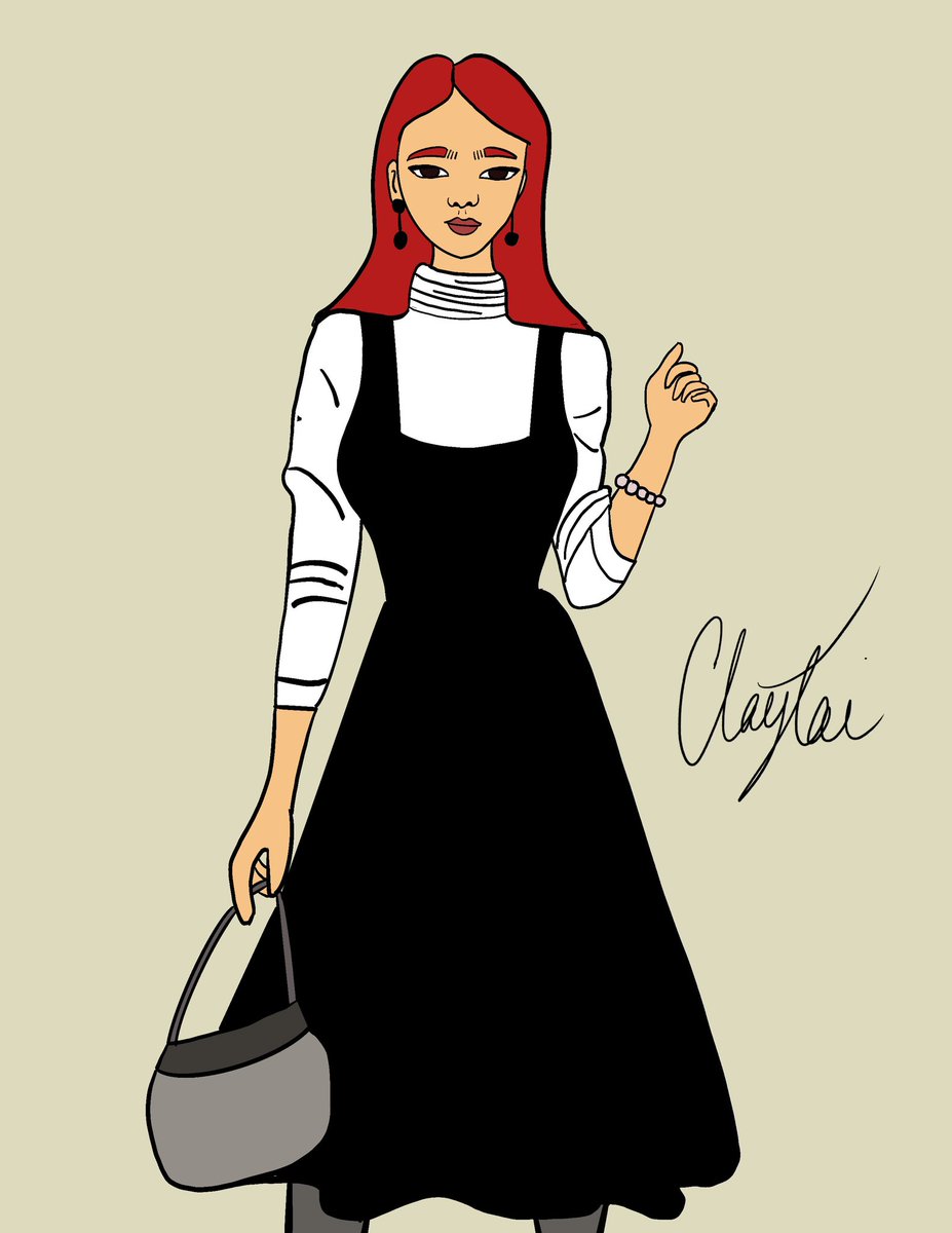 ClaytaiClezone's tweet photo. Girl in a black dress #art #procreate https://t.co/rZRdZWNZvI