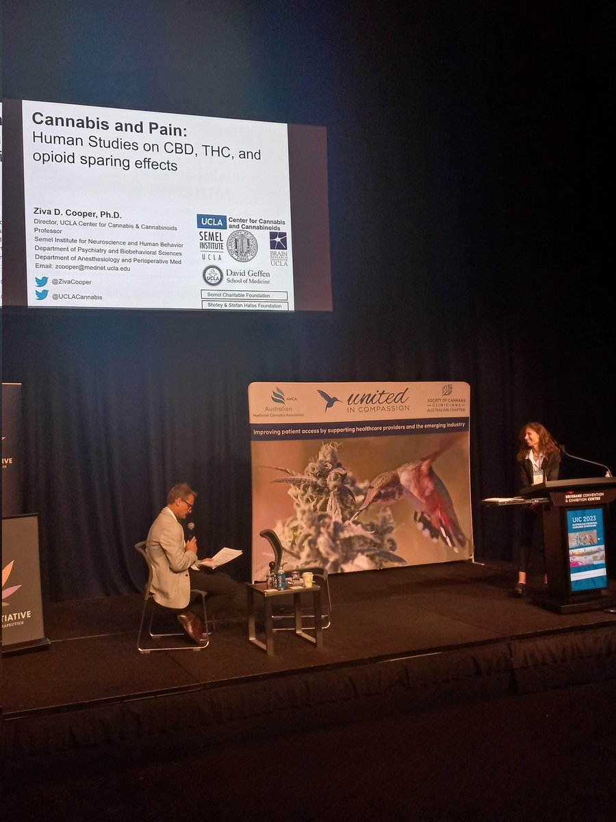 AlisonBowers12's tweet photo. @zivacooper from @UCLACannabis 'highlight studies that have focused on understanding the potential for cananbis consitutents to reduce reliace on opioids for pain' #UIC2023 #medicinalcannabis #researchevidence
@Lambert_Usyd @CHT_QUT @QUT_Nursing @C4T_Canada https://t.co/oSM8mOGlIn