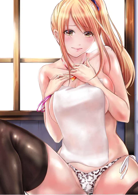 凍結前にアイコンにしてたイラスト。金髪ポニーテールが大好きです。タオルが短すぎたので、原稿では長く調整しました。 