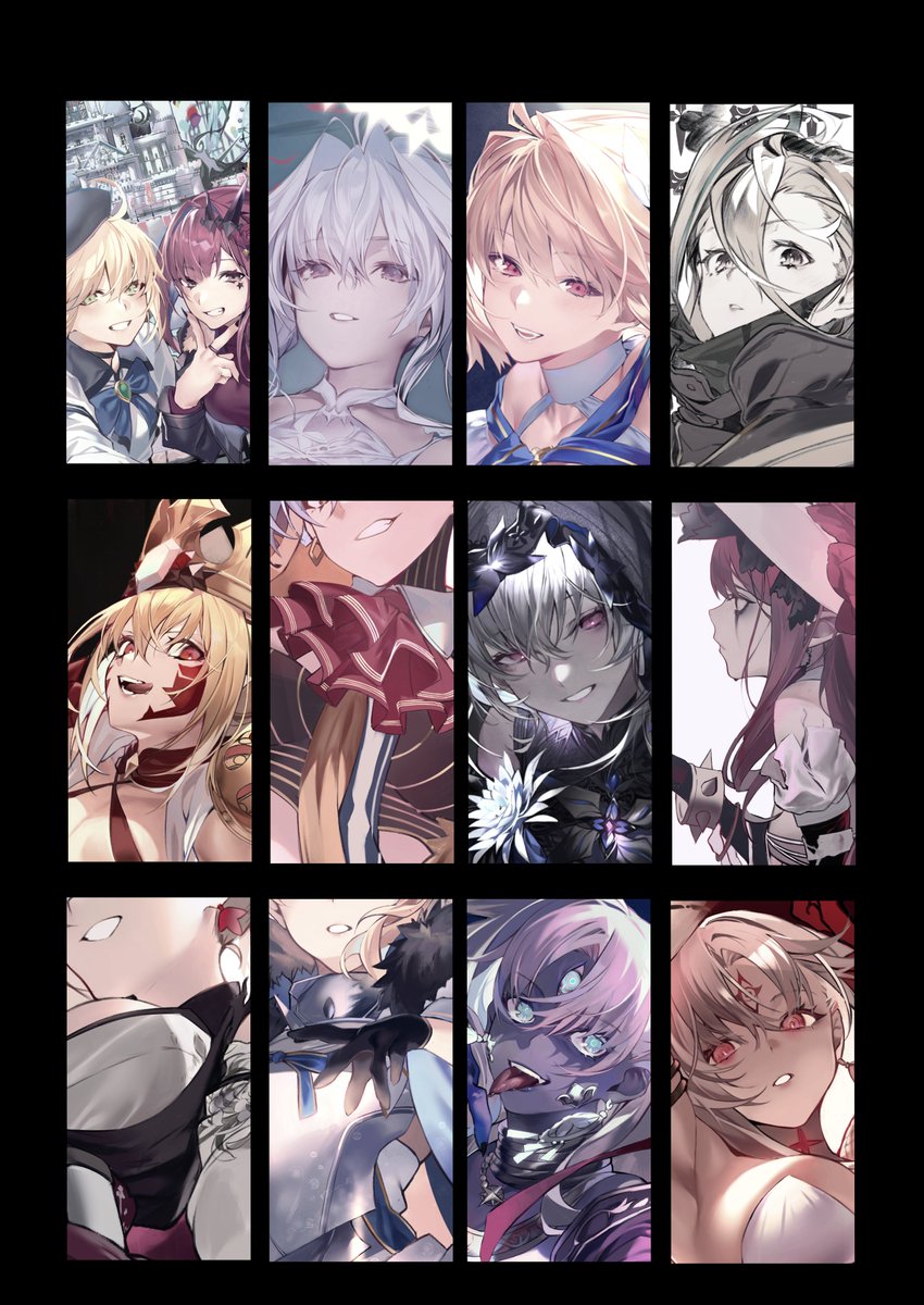 ①C102 新刊
Fate/GrandOrder fanartbook Ⅱ
*サイズ:B5 *フルカラー20P
*価格500円
表紙 プロトマーリン
右画像は掲載イラスト ラインナップです。 