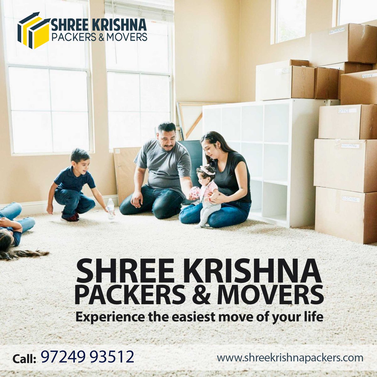 Experience the easiest move of your life!
Call: 9724993512 or visit shreekrishnapackers.com

#movingservice #bestmovers #newhome #movingout #moversandpackers #move #home #transport #movingandstorage #localmoving #lorisewa #transportation #pianomovers #movinghouse #relocating