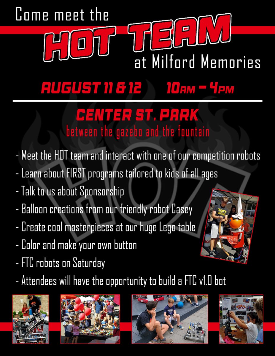 One of our favorite community outreach events is happening this weekend in downtown Milford! So much to see and do! Come check us out!!