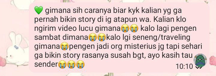 💚 AYOOO NOTICE SENDER PLIISSS INI PENTING BGTTT😭😭😭😭😭😭😭