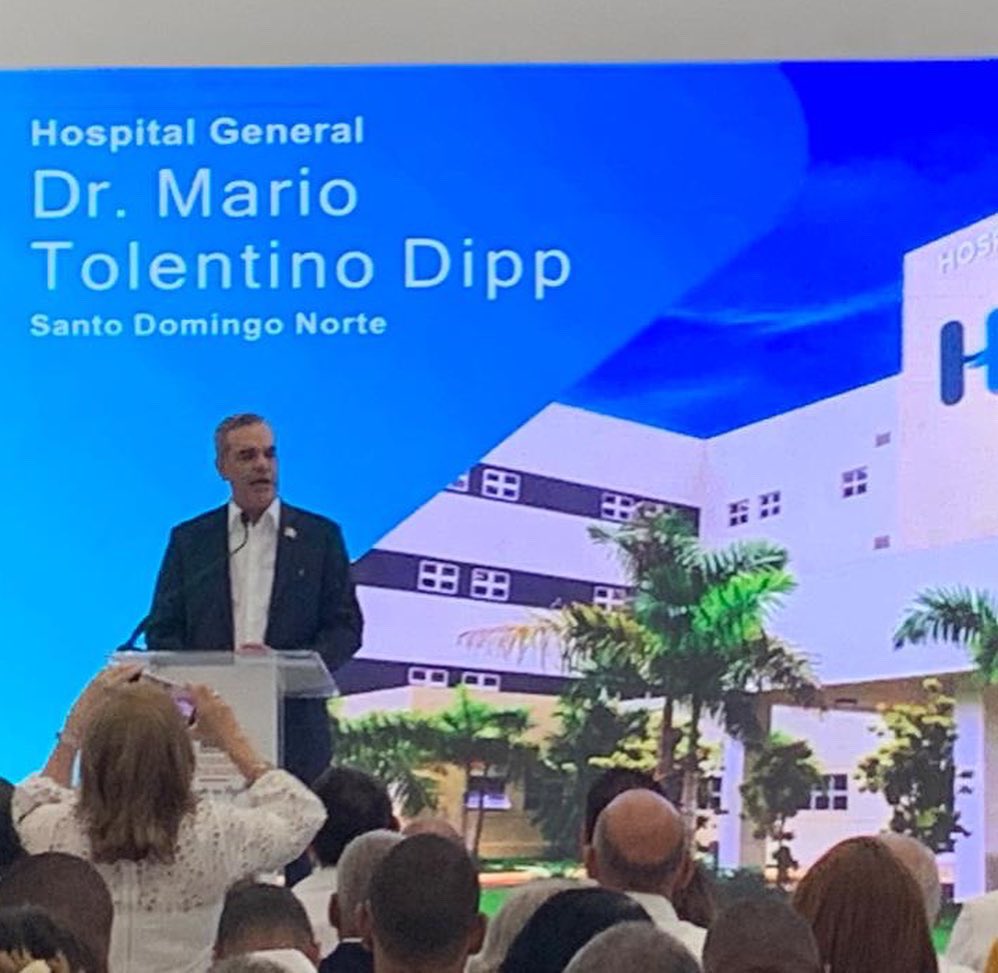 CarlosOAlcalde's tweet photo. Hoy estuvimos presente en la inauguración del hospital Dr. Mauricio Tolentino Dipp junto a nuestro presidente @luisabinader. 

El municipio sigue avanzando y con nosotros desde la alcaldía continuará su desarrollo. 

#CarlosOrtizAlcalde  #InauguracionHospital #luisabinader

1/2 https://t.co/b7p6tG6aX4