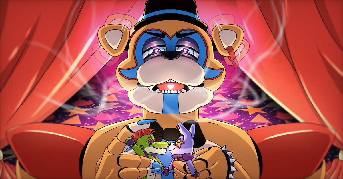 AnasApprentice3's tweet photo. Me when I draw 2 of my favourite ship be like...

Commissioned by Stella
#fnaf #fnafsecuritybreach #GlamrockFreddy #GlamrockBonnie #montgomerygator #MontyXBonnie #FudanFreddy https://t.co/M4S0PJ2kPm
