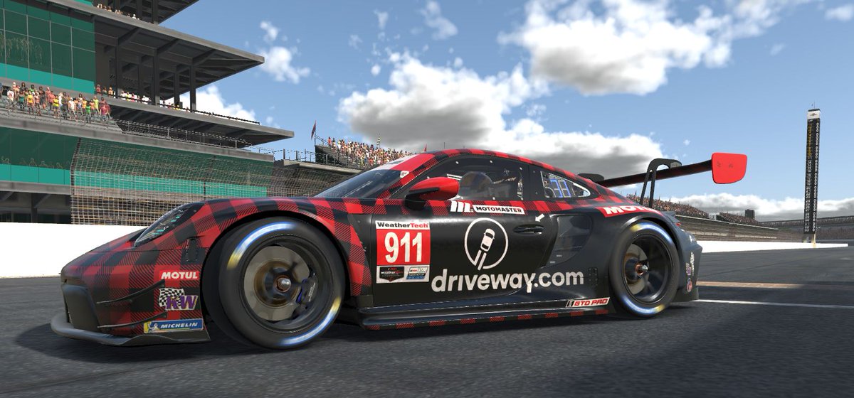 45 minutes. Indy Road Course. GT3.

Our Race 1 winner tonight is <a href="/roorie1/">Marie Farlow</a> (Joel Farlow) in his flannelled <a href="/PorscheRaces/">Porsche Motorsport</a> GT3.

That was Flying Aces win #1 for Joel! Congrats🏁