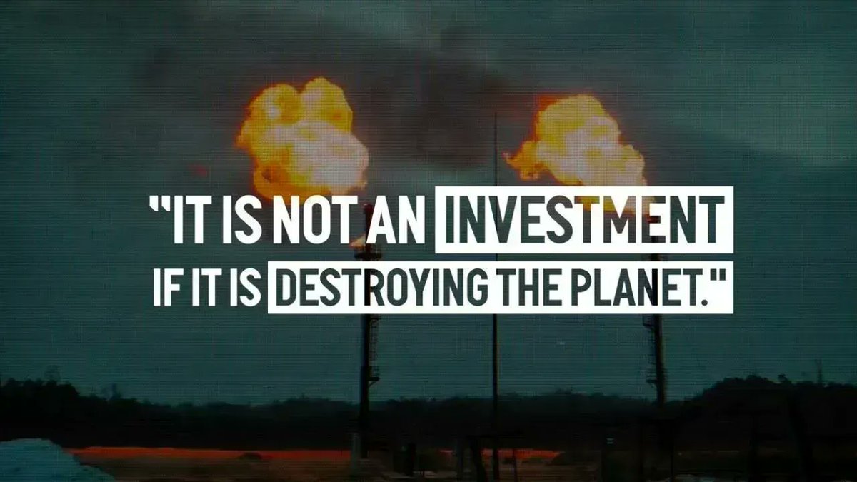 'It's not an investment if its destroying the planet.' ~Vandana Shiva. RT if you agree. #ActOnClimate #climateemergency #climate #energy #GreenNewDeal