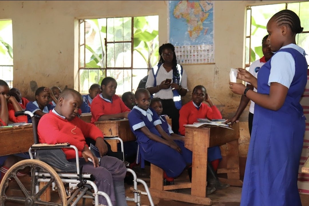 We always encourage inclusive support among young people, when empowered and given opportunity, young people living with disability have great potentials to become champions in their spaces and influence positive change in the community.