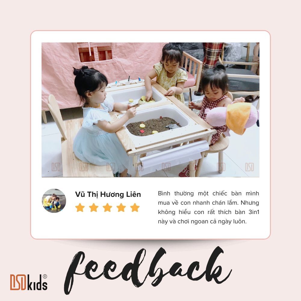 noithattreemdsd's tweet photo. 🤗Những FEEDBACK siêu yêu đến từ các bạn nhỏ sử dụng sản phẩm bàn 3in1 của DSDkids.

Hạnh phúc nhất của #DSDkids không phải là bán được nhiều hàng mà ở việc khách hàng có hài lòng với sản phẩm hay không😍

#feedback #noithattreem #ban3in1 #DSDkids https://t.co/gFki08MtiR