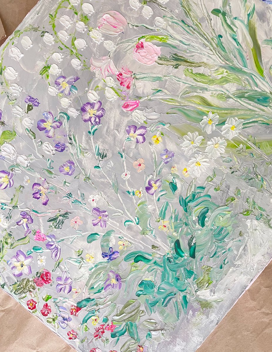 「山で見た花々を想いながら描いた絵」|東 ちなつのイラスト