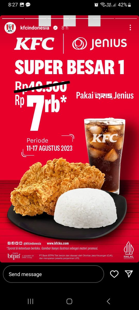 bukanendit's tweet photo. Mayan banged ene 7rebu, ngalahin sabana... Tp beli menu lain harus beda bill https://t.co/fnlUpOnkuq