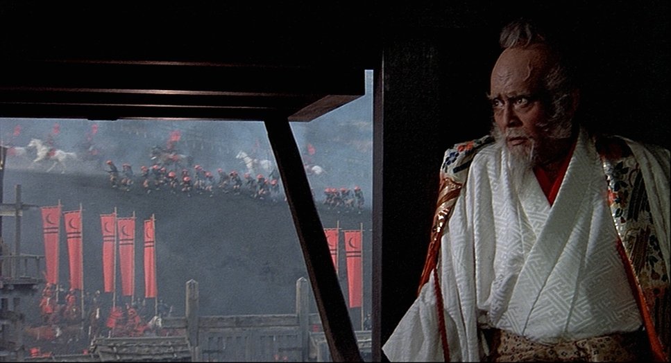 tonytost's tweet photo. RAN (1985). My son was in the mood for a samurai film. He also loves big epics, so watching this masterpiece -- which I hadn't seen in nearly 20 years -- was a no-brainer. What most struck me my prior watch were the colors &amp; compositions. This time, it was the depth of despair. https://t.co/qPYtLswZMV