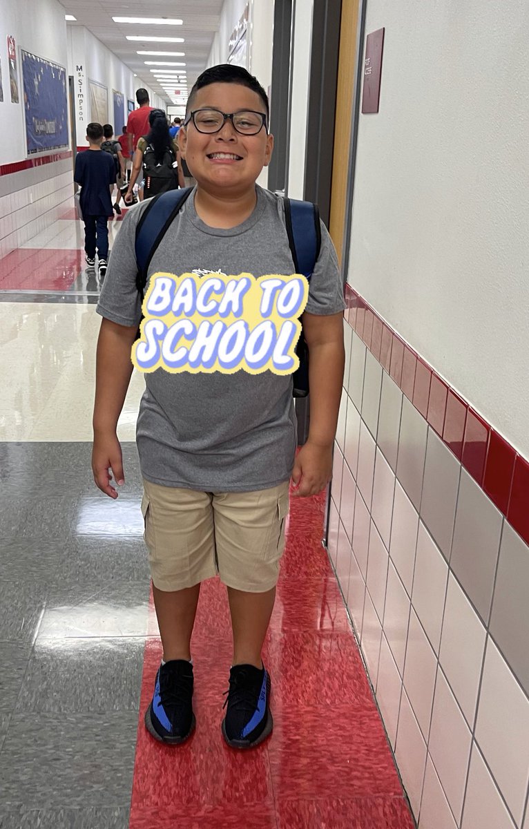 First day of school!  I was able to quickly take some pictures before rushing over to my campus to greet my sweet new students. Extremely thankful for my village that made sure I had plenty of first day pictures of my son. ❤️ #oneBIGfamily #cfbBackToSchool