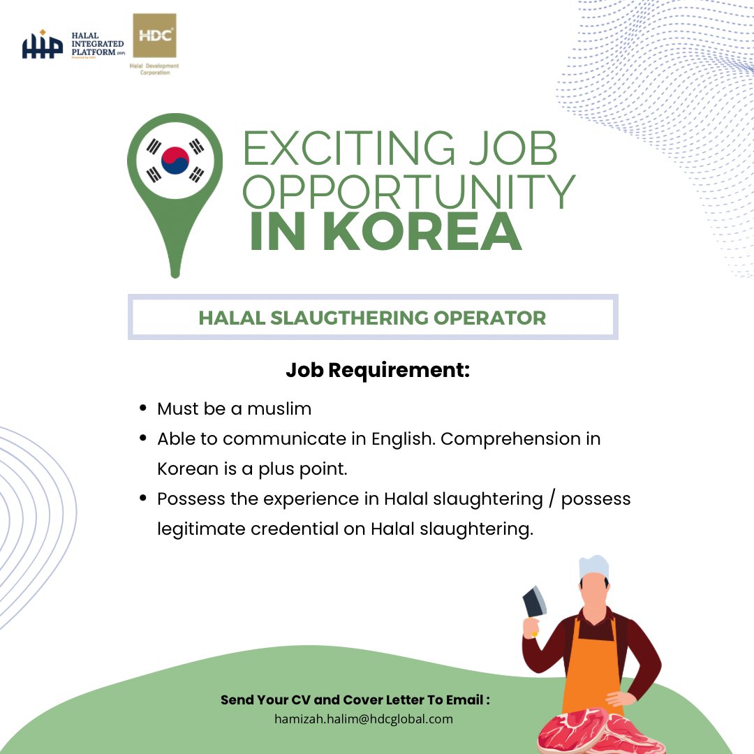 HIPxGlobal's tweet photo. 🚀 Ready to embark on a new career adventure? This is your moment to shine!

We at Halal Integrated Platform are thrilled to share a few job openings from our strategic partner on the lookout for a dynamic individual to join their team and make a real impact in Halal industry. https://t.co/m8YoDmX7R6