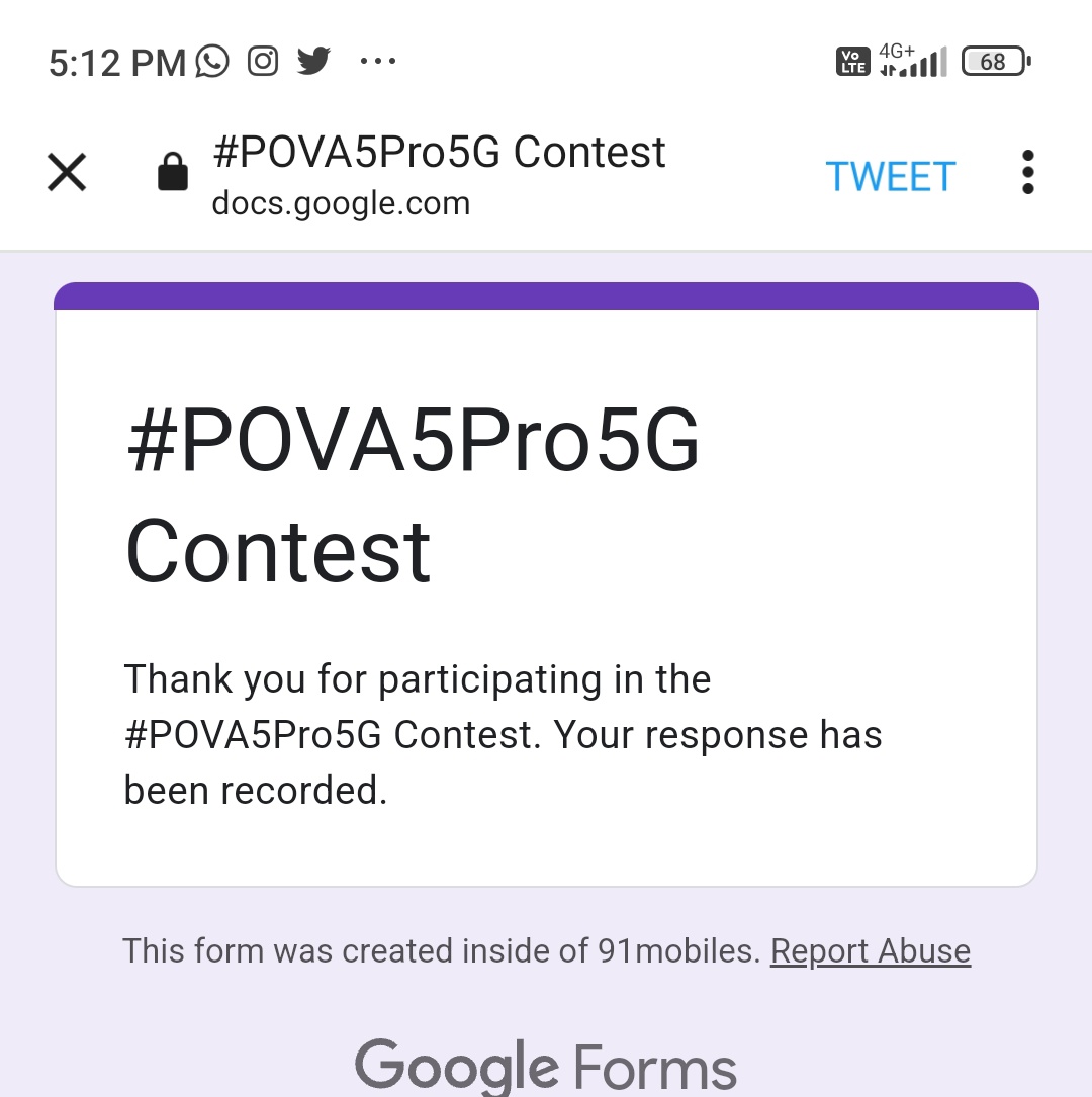 Champ_Sappy's tweet image. THANK YOU @91mobiles &amp;amp; @pova_mobile TEAM 👏

#POVA5Pro5G #Contest #LightUpYourPower

JOIN 
@Aniketw1551 @Abdur_Rahaman99
@BansalKunjkapil @2021Ambal @blessedkamal @cool_bindra @DrSujit_IITB @Gaurang321 @kittupari31 @GILESSINGH @gautamnag8 @PrernaJ54110576