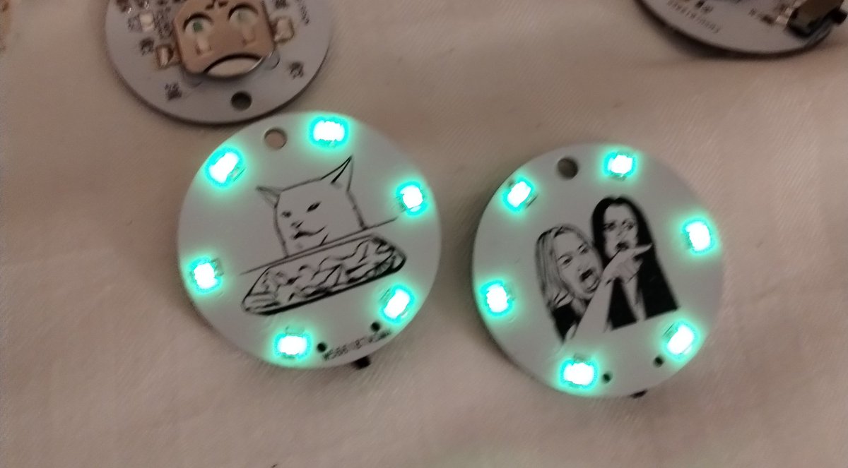 We'll be selling color changing LED earrings at the Linq bar. #badgelife #DEFCON31