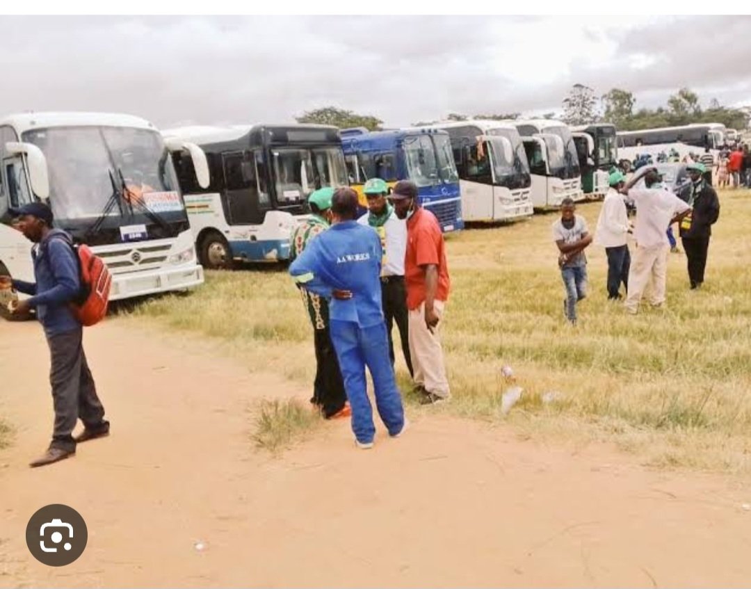 NyamzihwaShumba's tweet image. Simple Math: Money being spent by Zanu PF per each star rally.

a. 2- piecer &amp;amp; Chips $3.50 × 150000people=$525k

b. Coke $1× 150000people=$150k

c. Water $0.50×150000people=$75k

d. Diesel $1.62×500litres per bus x 500 buses=$405k

e. Bread $1×150000= $150k
Total: $1,305000