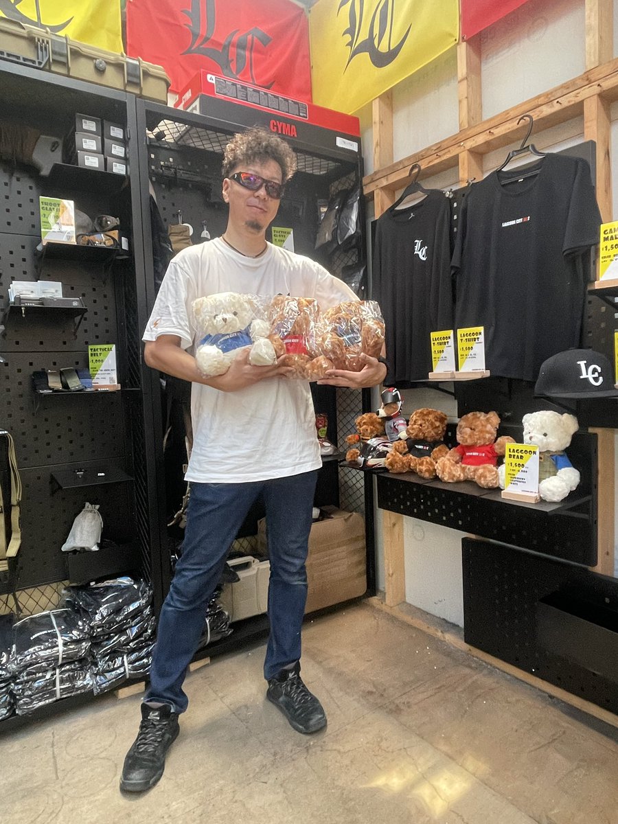 laggooncityre2's tweet image. LAGGOON Bear 3体セットをご購入頂きました!!!!ありがとうございます😭😭😭
@Ha_ya_to_1018