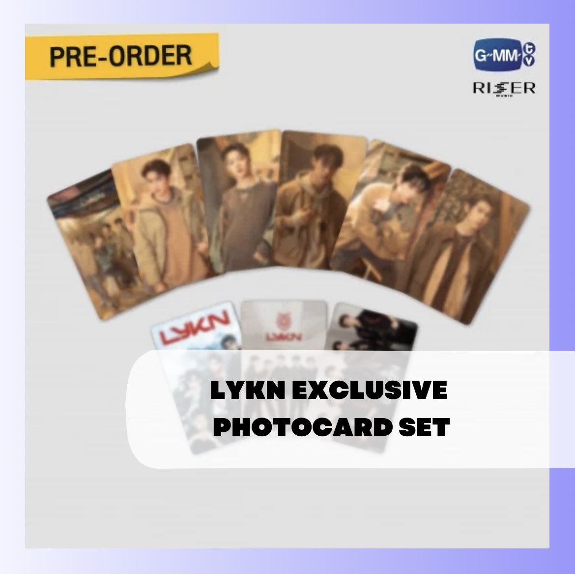 __DotComDotMY__'s tweet image. ᴘʀᴇ-ᴏʀᴅᴇʀ •ﻌ•
LYKN Exclusive Photocard Set 🇹🇭🇲🇾

- RM66
- Second Payment Needed
- deadline : September 2
- DM / Order via link ☁️
linktr.ee/dotcomdotmy

#gmmtv #LYKN #UmmUmmLYKN