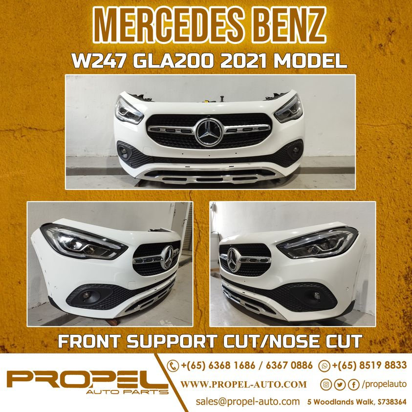 propelauto's tweet image. Mercedes W247 GLA200 Front Support Cut / Nose Cut Parts #OnSale 

Shop now &amp;amp; Repair your Accidental Car😎

#SmartBuy #GLANosecut #W247 #LatestModel #ExclusiveStock #GLA200 #PropelAuto #SupportCut #Bumpers #Headlamp #Grille #radiator #SG #AccidentalClaim #RepairWorkshop #Singapore