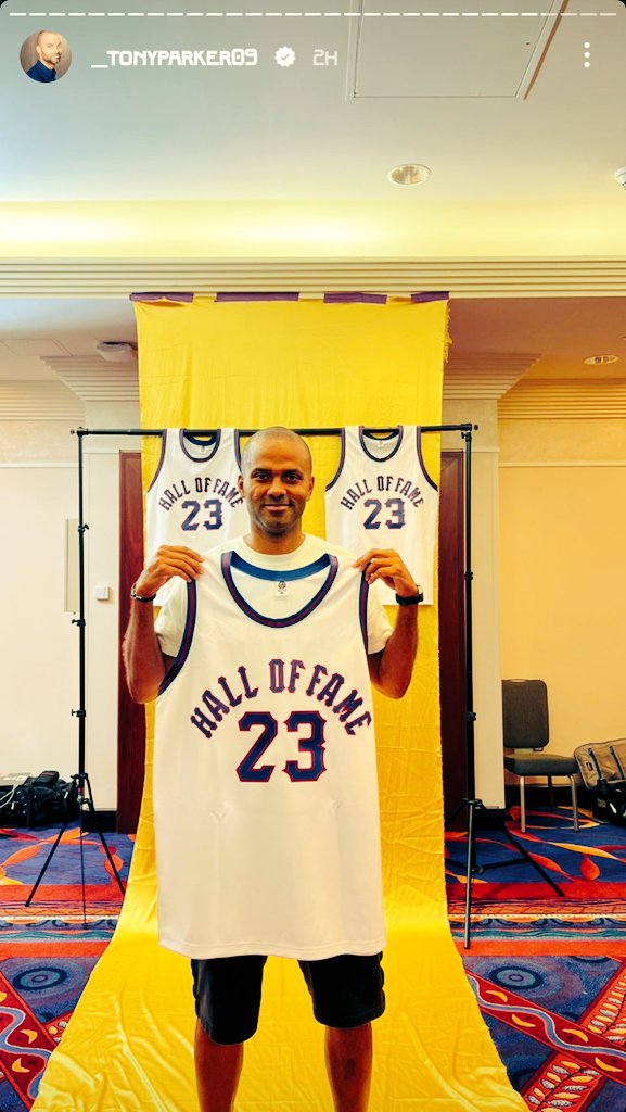BexarApparel's tweet photo. #2023hoopclass #BasketballHallOfFame #PorVida #GoSpursGo #TonyParker https://t.co/mucTggwYuo