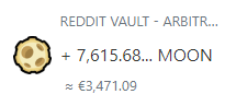 nahnah64's tweet photo. This tweet teaching people how to farm moons only got 700 views. I would like to bring it back to help people farm free $MOON. Free airdrop every 28 days. 

@kirtash93 is one of the top farmers, he earned $4k in 28 days for free. https://t.co/PPd6AhvDqJ