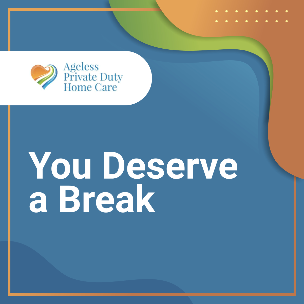 You can take care of your loved ones better when you are well-rested. Through our respite care services, we can help you take the breaks you need to stay strong and healthy.

#HomeCare #FortMyersFL #WellRested #RespiteCareServices #TakeBreak