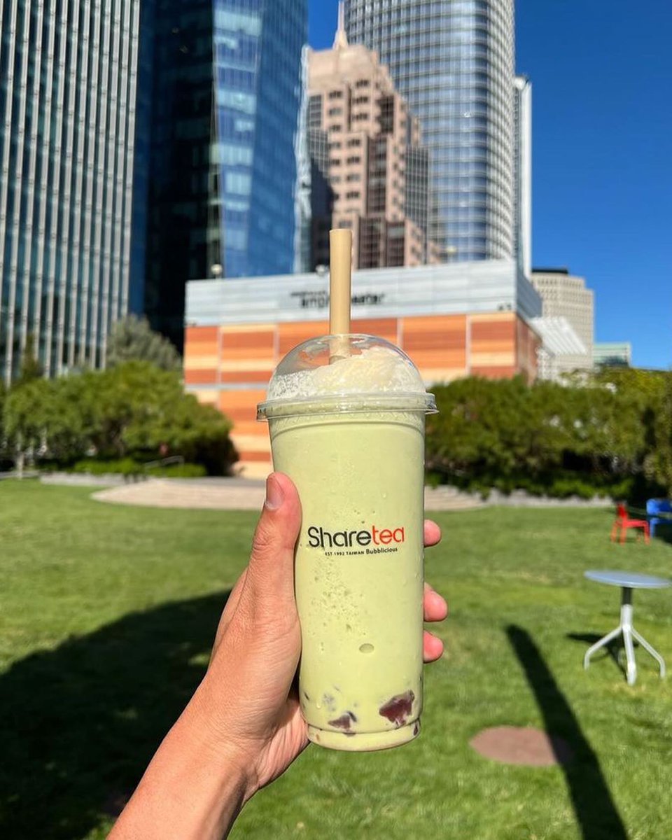 ShopMetreonCA's tweet photo. POV: you spent your Saturday afternoon at the San Francisco Museum of Modern Art, and are getting a little thirsty! 🤔 Walk yourself over to Metreon to grab a bubble tea from Sharetea! 🧋  📸: andreweatsinsf, pauloazevedooficial https://t.co/pZ6lsmZXD5