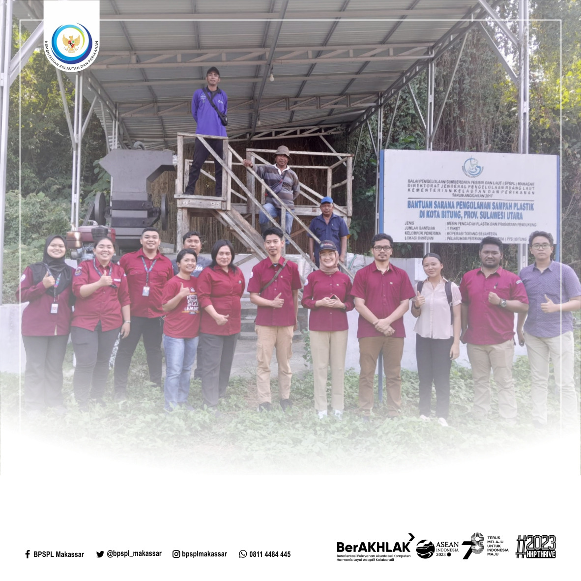 Hola #SobatMantap ! 😊

Pada tanggal 8 dan 9 Agustus lalu, Ditjen Pengelolaan Kelautan dan Ruang Laut melalui BPSPL Makassar mengadakan kegiatan Bimbingan Teknis ke-2 Gerakan Nasional Bulan Cinta Laut (BCL) terkait Pengelolaan Sampah Plastik yang dilaksanakan di 3 (lokasi) yang