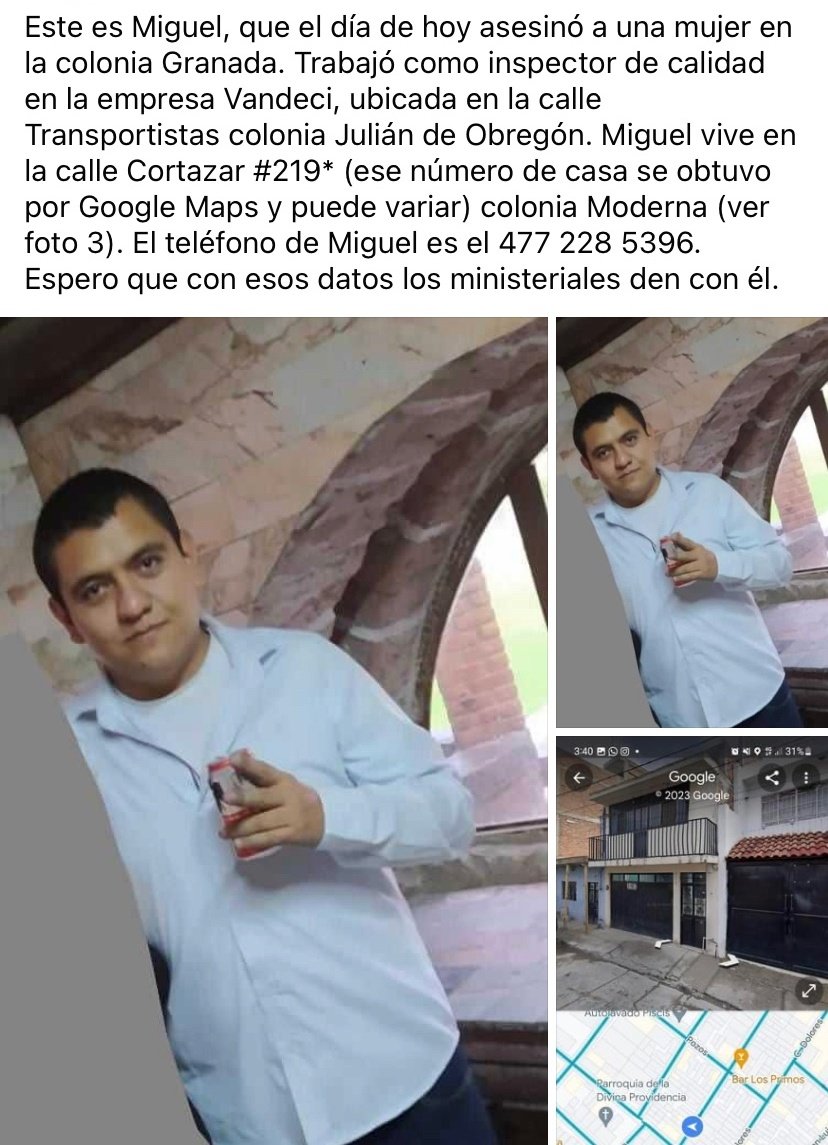 MarcoBo14299061's tweet photo. Ya identificaron por ti y por tu incompetente fiscal Zamarripa al asesino de Montserrat @diegosinhue, te están proporcionando hasta su dirección y teléfono, di tus policías no lo capturan hoy mismo, se confirmaría que eres el PEOR goberladrón de México.
👇🏻👇🏻👇🏻👇🏻👇🏻👇🏻👇🏻👇🏻👇🏻👇🏻👇🏻 https://t.co/PTWGqFbhAc