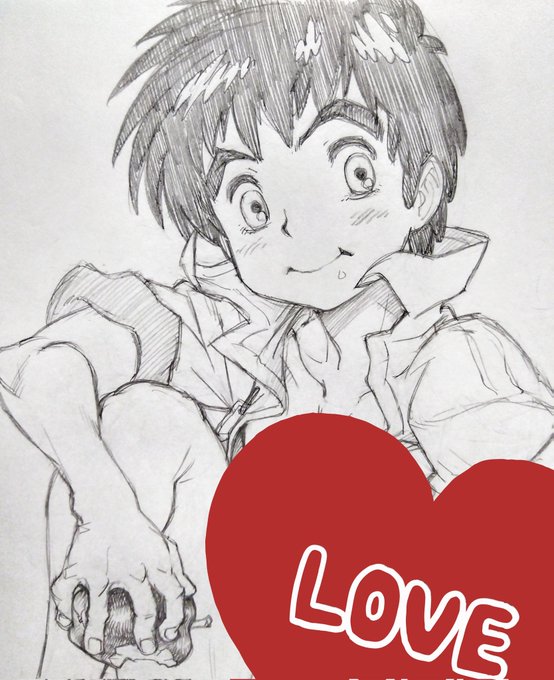 8月11日はロディ兄さんのバースデイとの事で、以前に描いたロディ兄さんをトリミングwithスタンプでw
いや、単に前を開けてるだけなんだけど念のため😅 