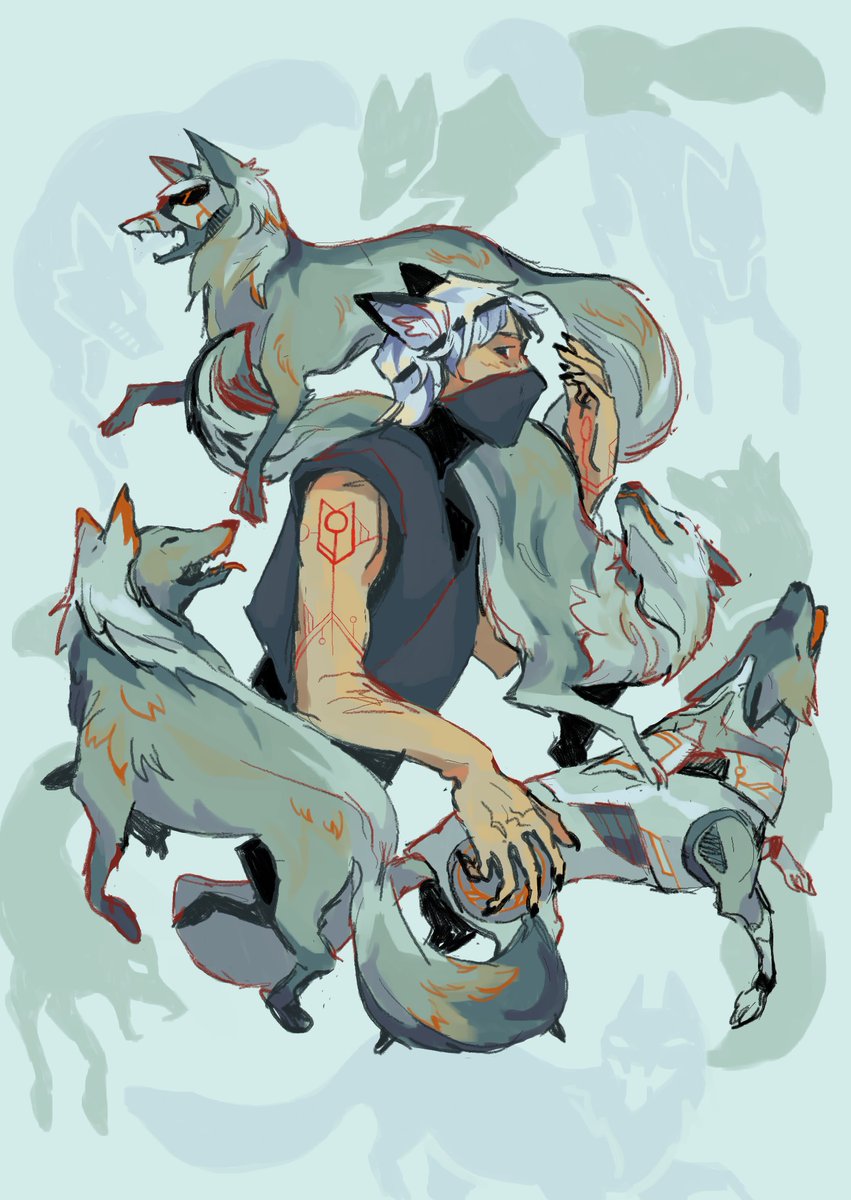 silver foxes🦊
#ethoslabfanart #ethofanart