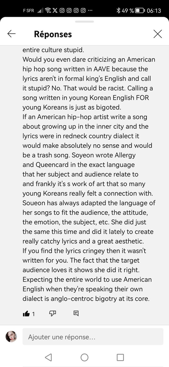 Omg this comment about Soyeon's lyric is just perfect #GIDLE