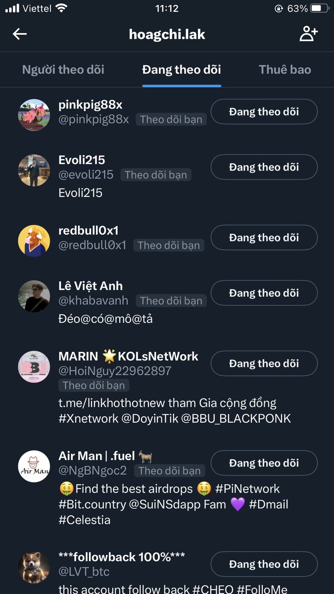 Chéo follow tui trả follow lại nhanh như cách người yêu cũ trở mặt #cheo #follow #followback