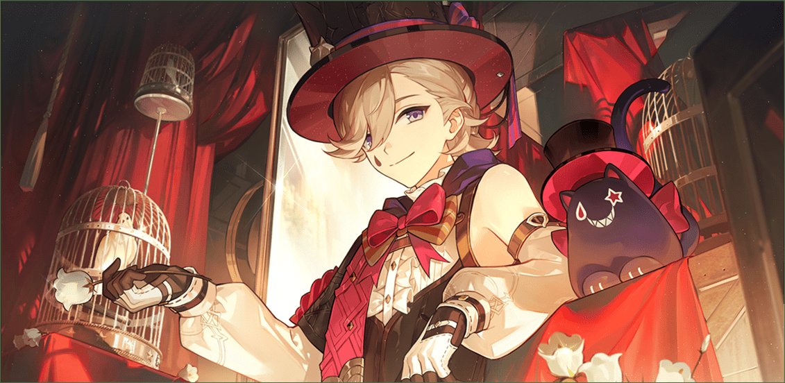 (✶) Nuevo Arte oficial de Lyney 🎩

Aquí la versión Full del arte 🕊️

#GenshinImpact #Fontaine #Lyney