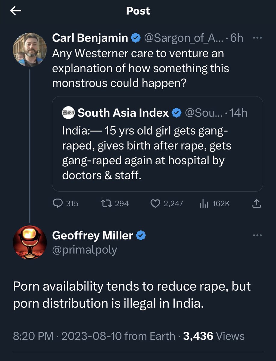 I’m going to be honest with you… I can’t imagine reading about a little girl who was gang-raped twice in a row and thinking “you know what would solve this? the mass distribution of porn”