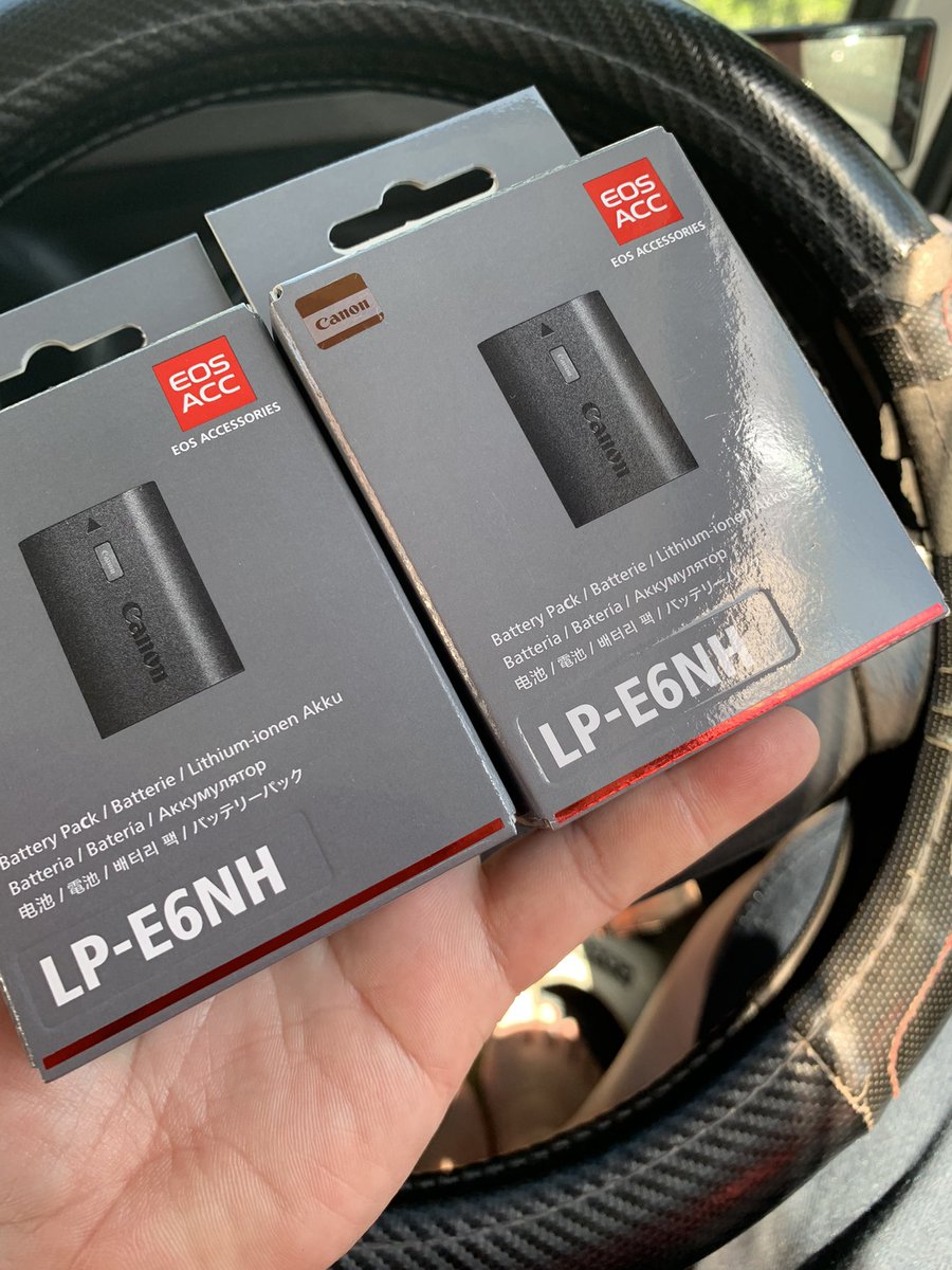 Junchan_EOS7D's tweet photo. 奥伊吹用にバッテリー🔋追加‼️
#Canon
#LPE6NH https://t.co/z6SIWQExrO
