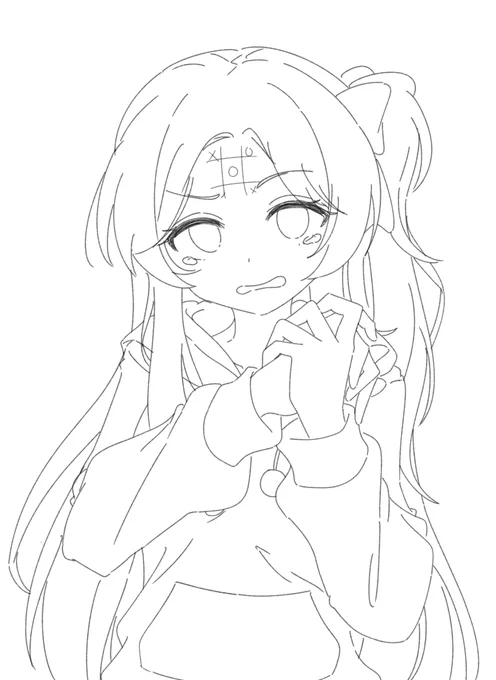 ミヤコを描いていて退屈だったので変えてみたんだが、これかわいい 