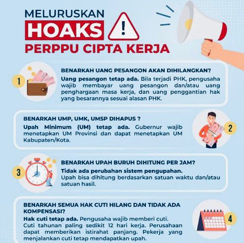 maryshelparaiso's tweet photo. UU Cipta Kerja akan menjadi regulasi yang bertujuan untuk meningkatkan dan menjamin kepentingan masyarakat kecil.
#UUCiptaKerja #CiptakerSejahterakanRakyat #CiptakerMembangunIndonesia #1989TaylorsVersion #PokemonWorlds #LPOSPA #BholaaShankarOnAug11 https://t.co/mDSRtO1k02