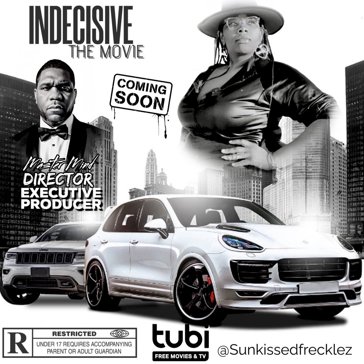 DaLMasterMind's tweet photo. Yes Yes Yes it’s #comingsoon #indecisive #indecisivethemovie @sunkissedfrecklez this will be the beginning to everything! #tubi #tubimovies #film #movie #blackexcellence #blacklove https://t.co/RRKSeoPJ0j