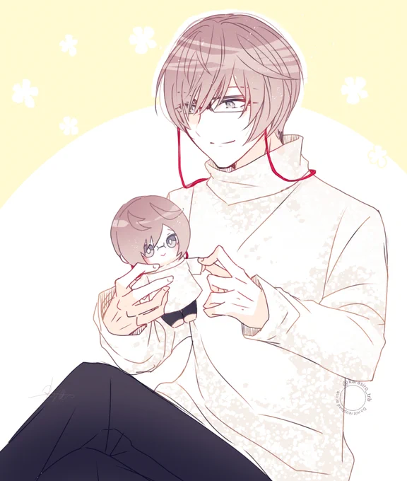 自作ぬいと亀甲くん 